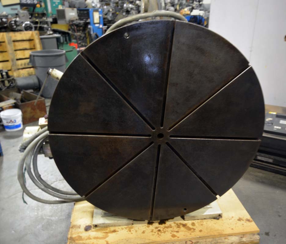 John Ramming Machine Knight Rotary Table 4 Ft. Diameter (Inv.35958)