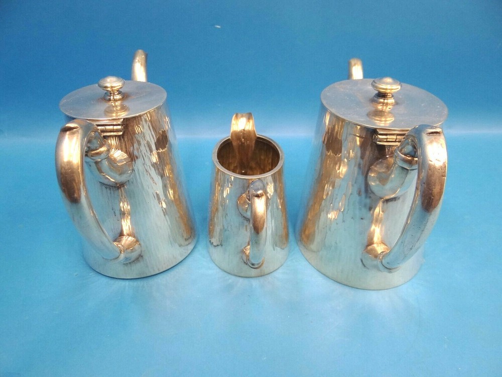 Antique Silverplated Hallmarked BB 95 Pitchers Teapots Creamer Serving Set Old