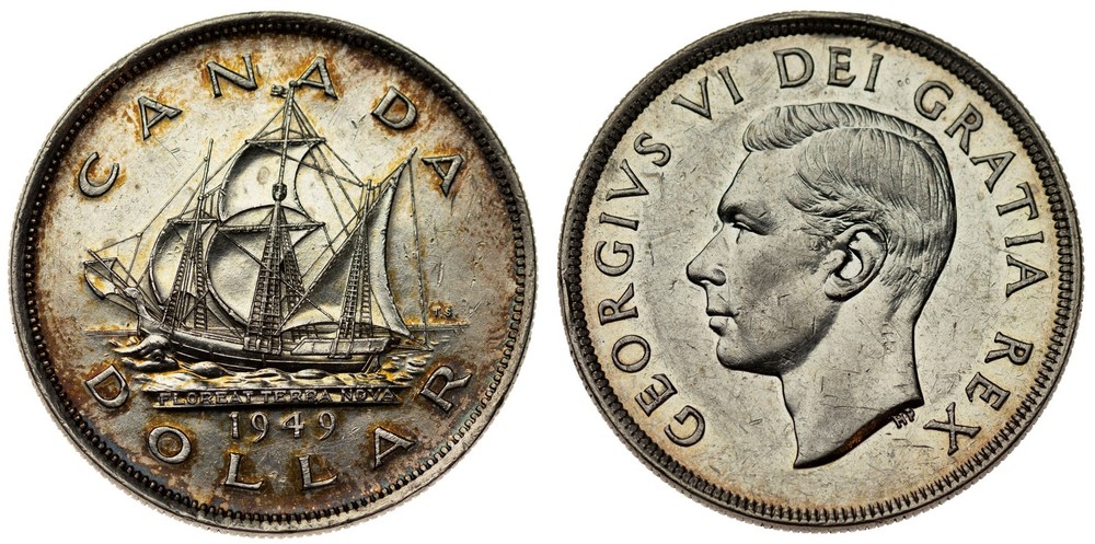 Canada - Dollar 1949 - George VI, Silver