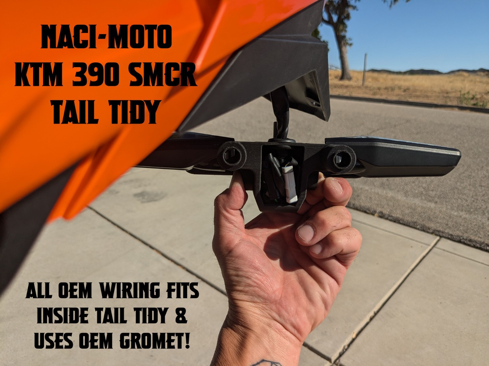 Naci-Moto 2025 KTM 390 V1 SMC R Tail Tidy