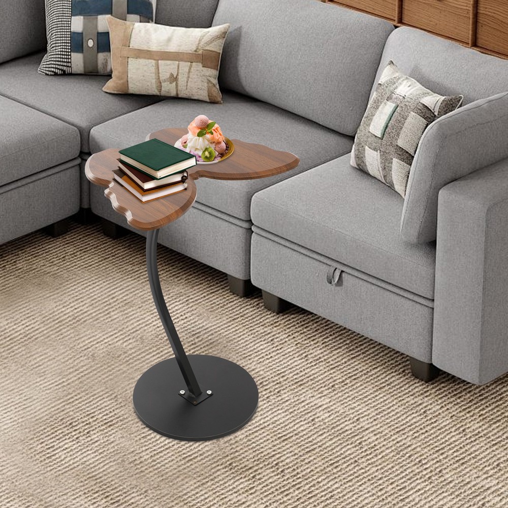22.83 in Tall End Table Sofa Side Table Multi-purpose Small Space Table