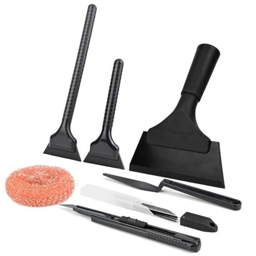 Window Tint Tools with Mini Quarter Window Squeegee,Small Rubber Squeegee,