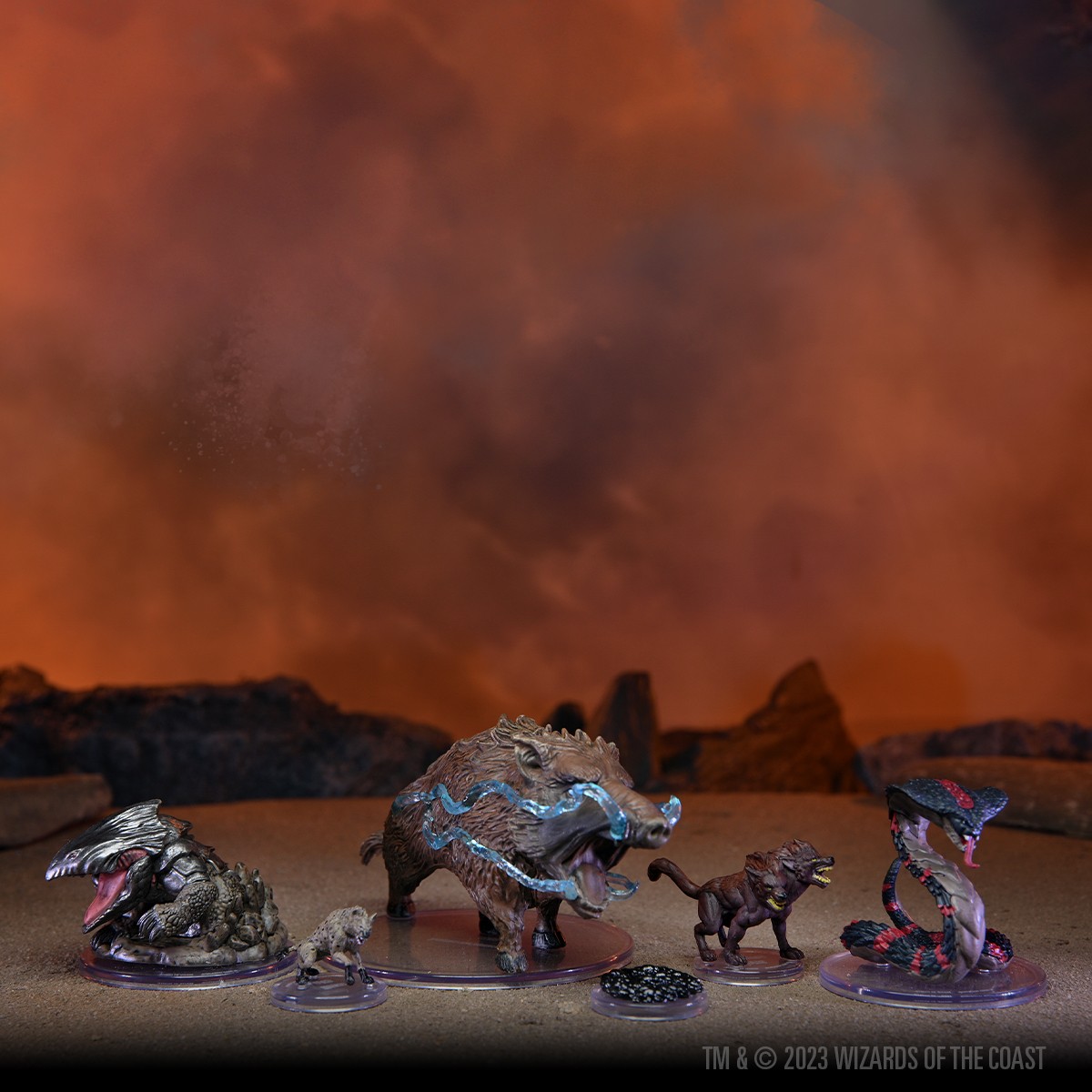 D&D Icons of the Realms Sand & Stone 8 ct Booster Brick