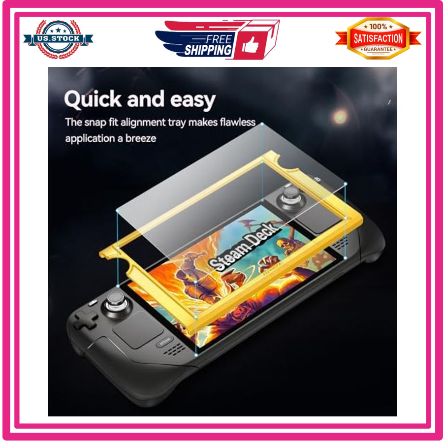 2-Pack Matte Screen Protector for Steam Deck 7.0/Steam Deck OLED 7.4 Mat