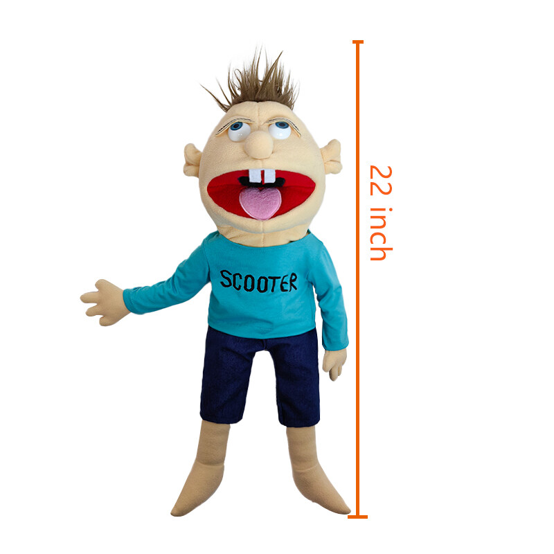 Limited Edition Clone Jeffy Plush 22'' Interactive Soft Toy for Childrens Gift