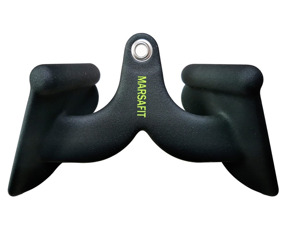 Pulley Cable Machine Attachments Rowing Bicep Curl Tricep Lat Pulldown Bar