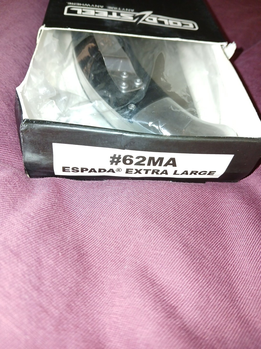 Espada XL 62mA S35VN Cold Steel Extra-Large Knife 7.5 Inch Aluminium BOLSTERS