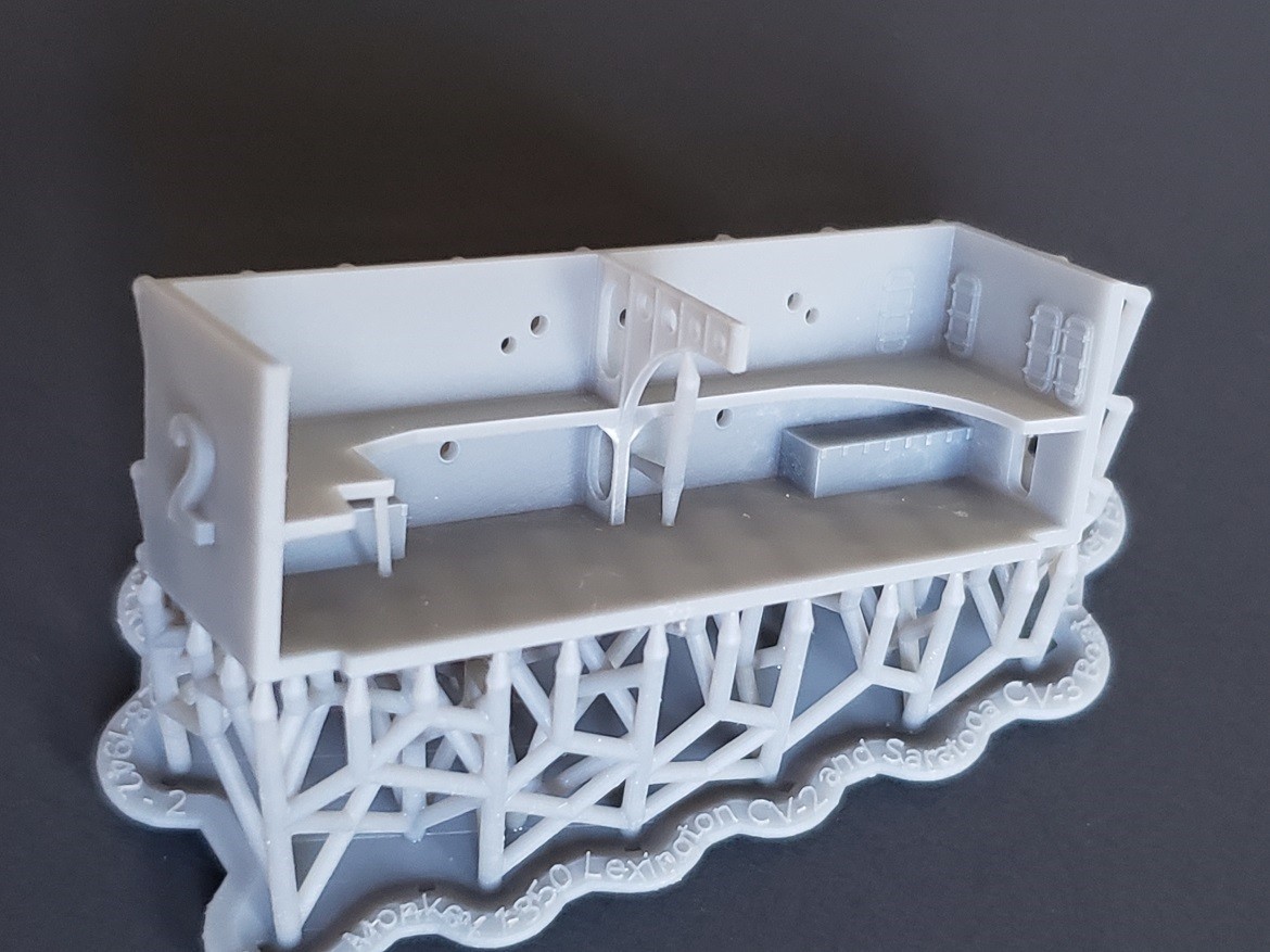 1/350 USS Lexington CV-2 and USS Saratoga CV-3 boat pockets, 1928-1942