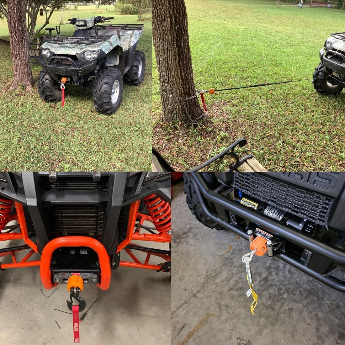 Winch Stopper Stop Rubber Heavy Duty Cable Line Waterproof Rope Hook ATV UTV