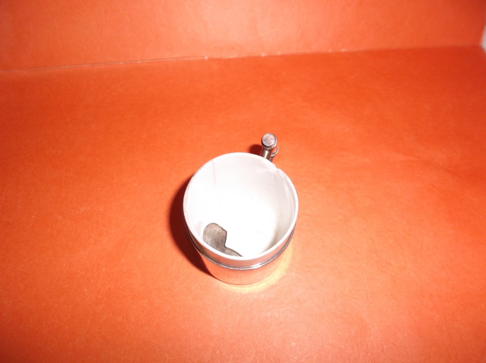 Vintage Silver Demitasse Espresso Cup by Krupp Berndorf, Original Liner