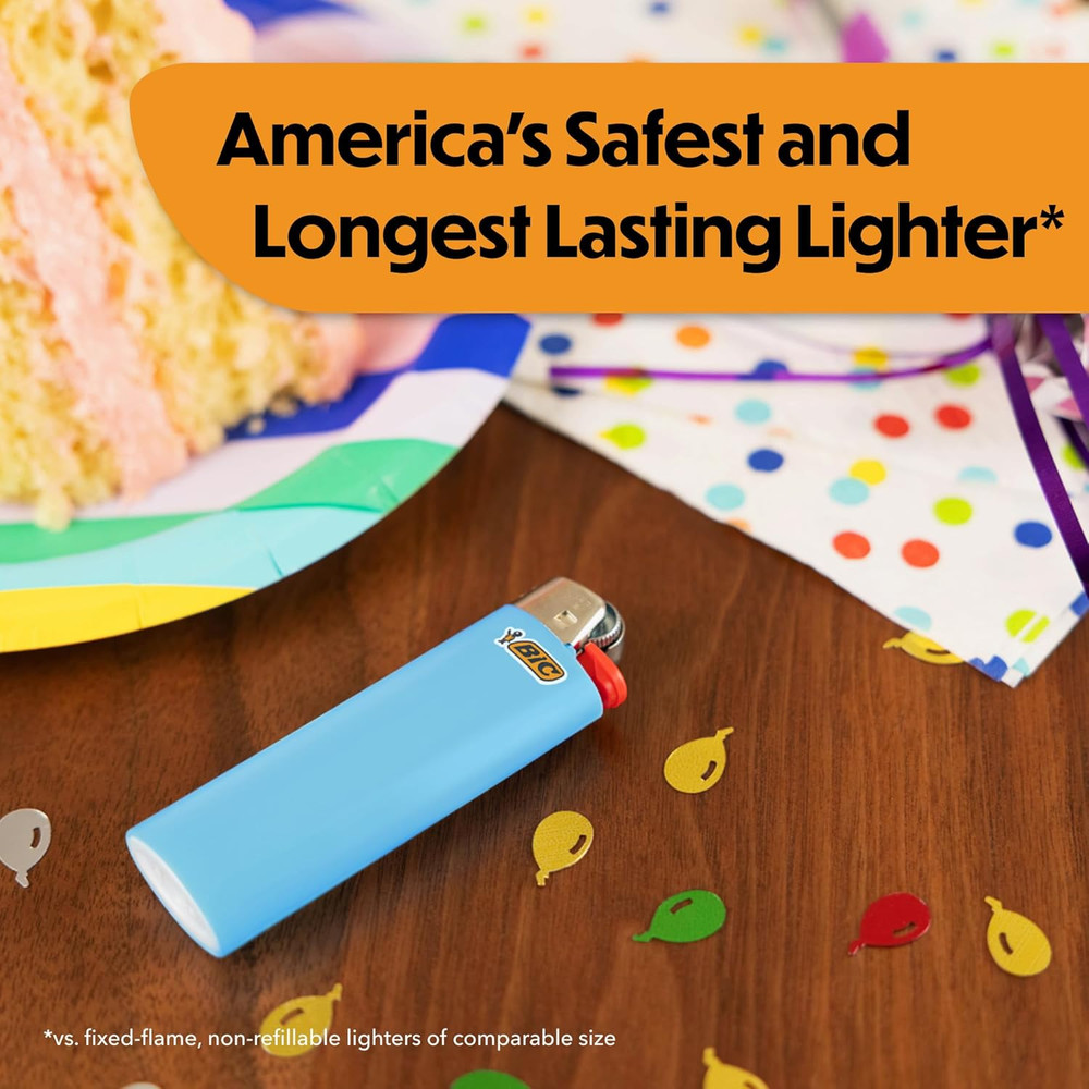 BIC Maxi Pocket Lighter Classic Collection Disposable 14 Pack