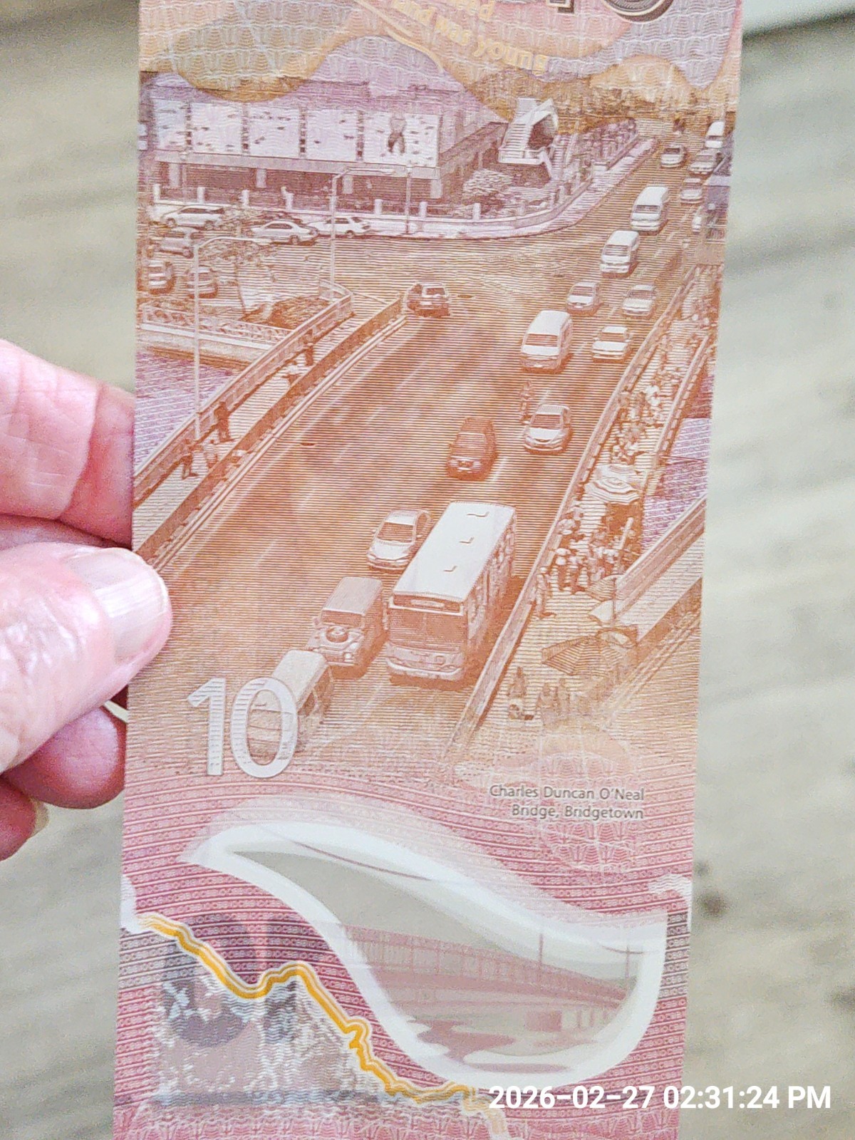 Barbados 5 And 10 Dollar Beautiful Polymer Notes