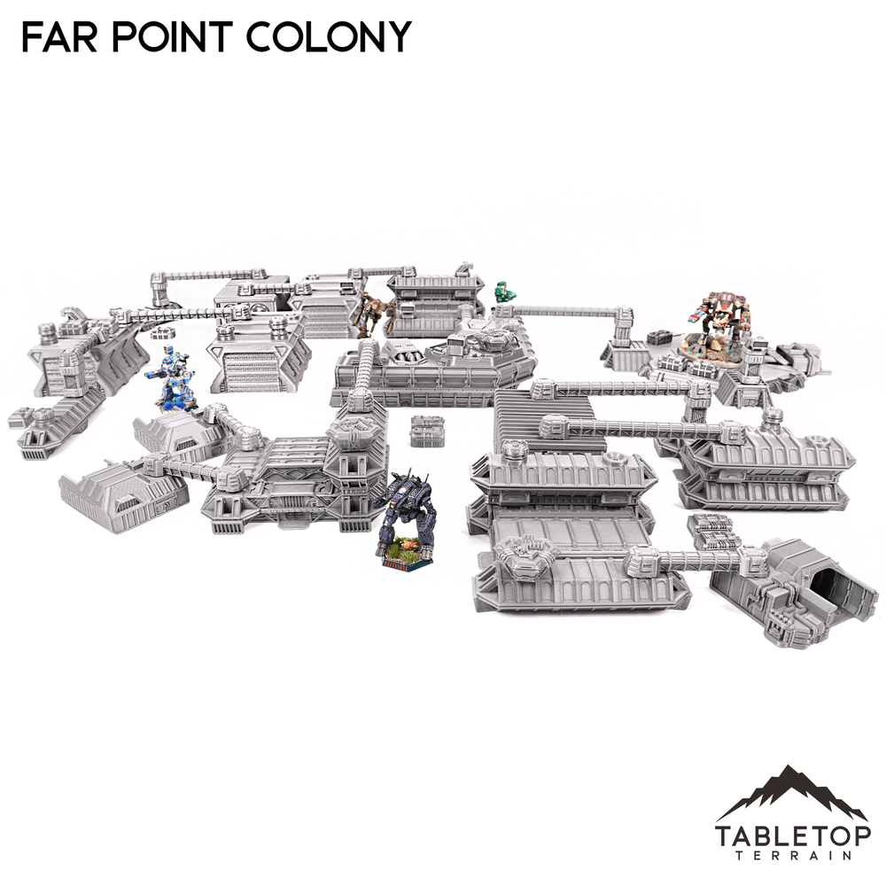Farpoint Colony TechScape - 6mm - Small Scale Mech Wargames 6mm 8mm