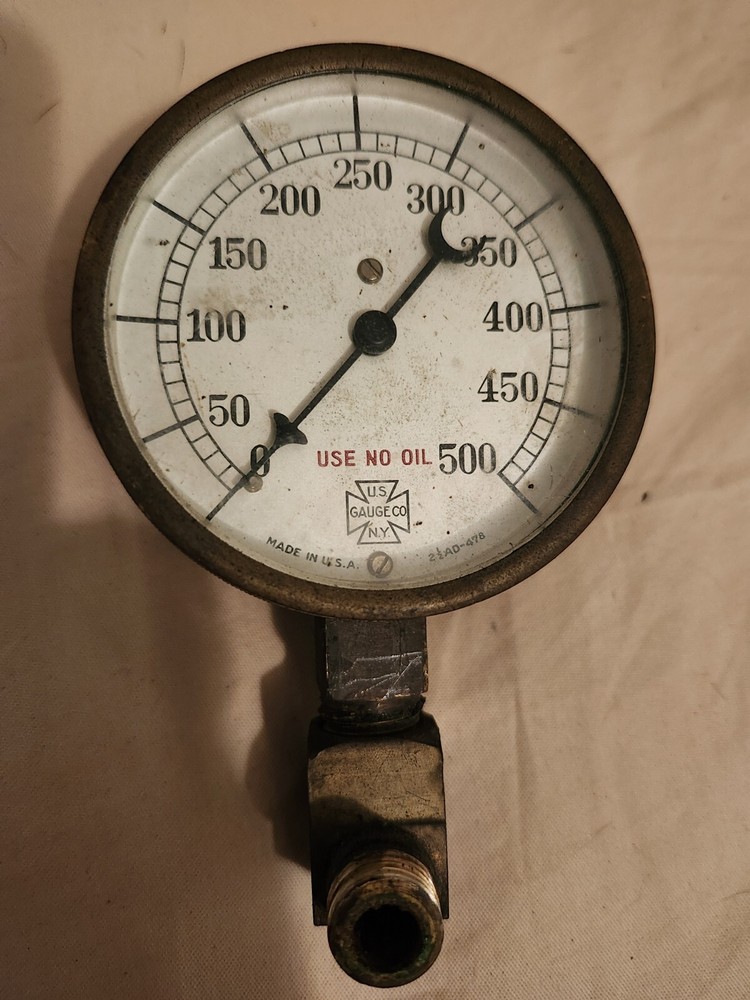 VINTAGE US GUAGE CO Compression Guage