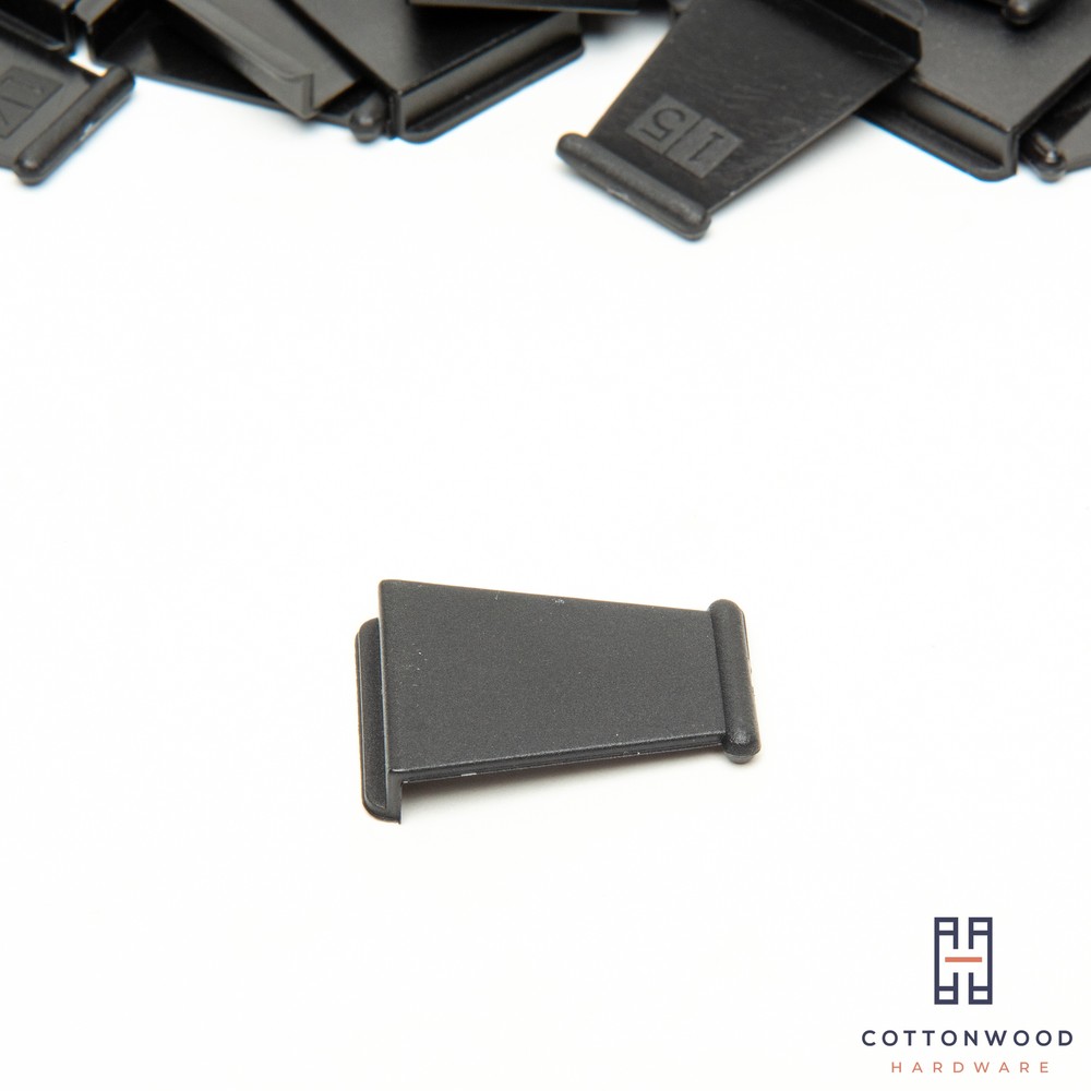 SOLID Pull Tabs for Window Screens - BLACK -- MADE IN THE USA - FREE SHIPPING