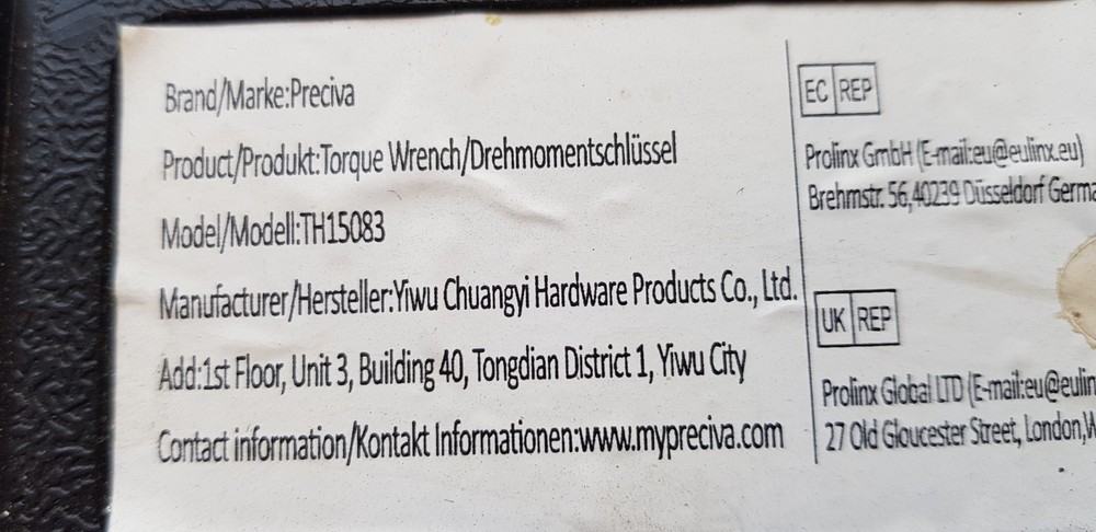 Preciva Torque Wrench Set, Bicycle Torques Wrenches Set