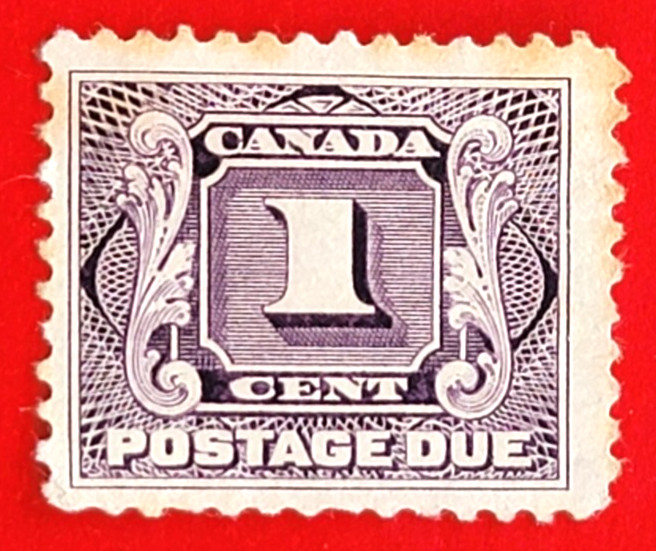 Canada Stamp J1 First Postage Due Issue Used