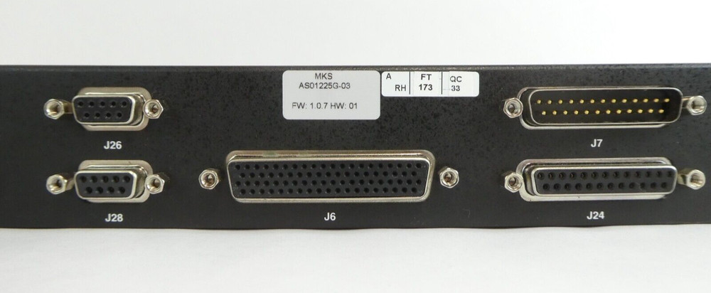 MKS Instruments AS01225G-03 Factory Interface Digital I/O Module Working Surplus