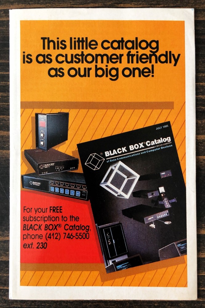 Little Black Box Catalog (1985)