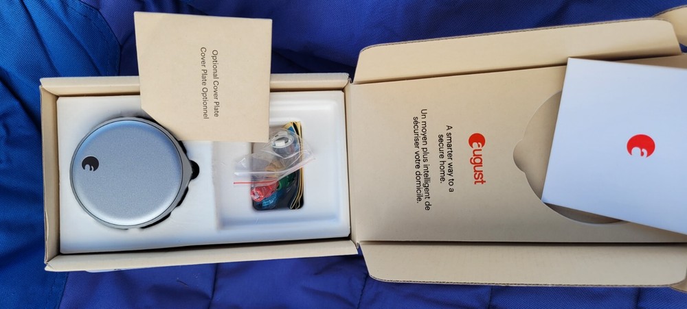 august wifi smart lock silver