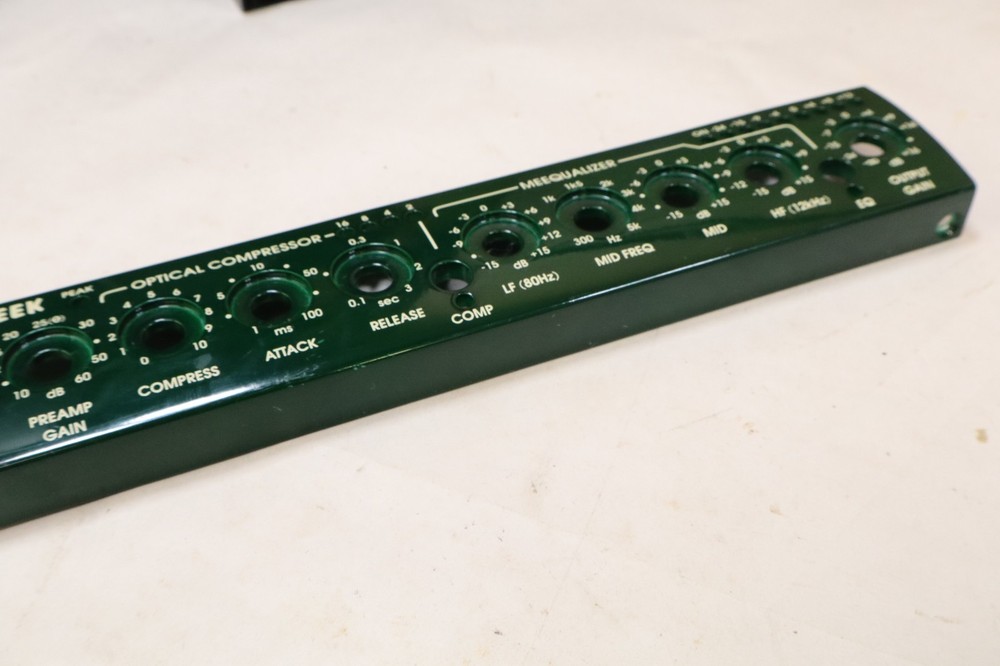 Joemeek THREEQ Halfrack EQ Optical Compressor Equalizer Part Front Face Plate