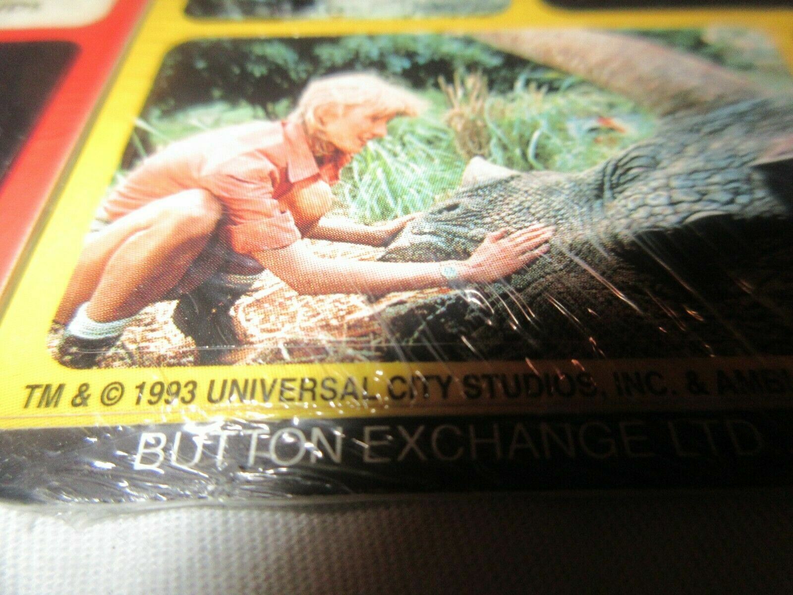 Jurassic Park Instant Sticker Collection 32 Stickers New Old Stock 1993 2 Packs