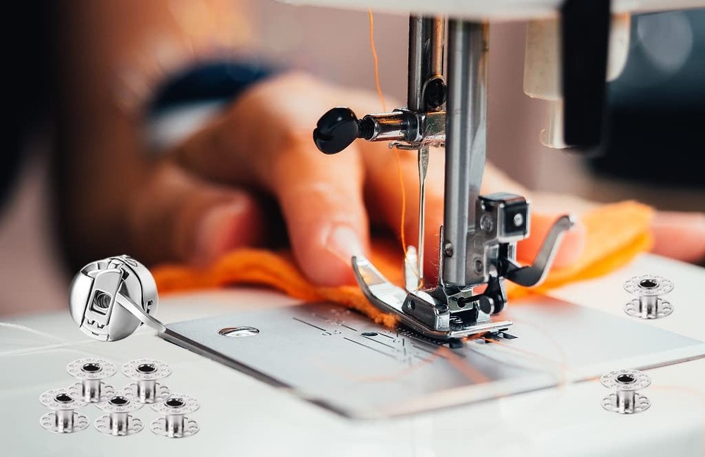 2pcs Bobbin Case + 20 Metal Bobbins Class 15 Front-Loading Compatible Machines