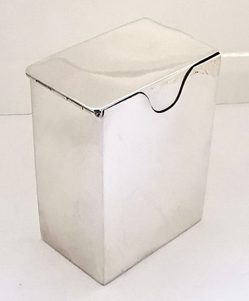 Fine Victorian Solid Silver Playing Cards Box - Birm. 1900