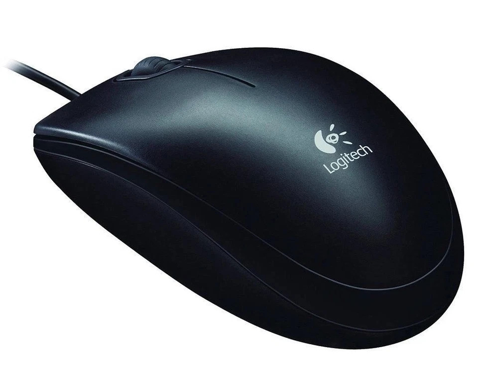 Logitech Business Office M100R USB Optical Mouse For PC Laptop Computer