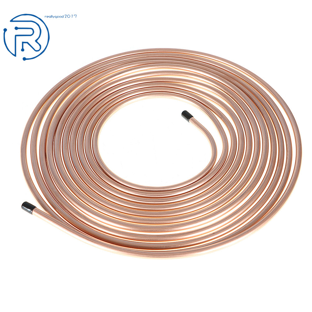 Brake Fuel & Trans Line Tubing 5/16" Copper Nickel 25 Ft Roll Coil