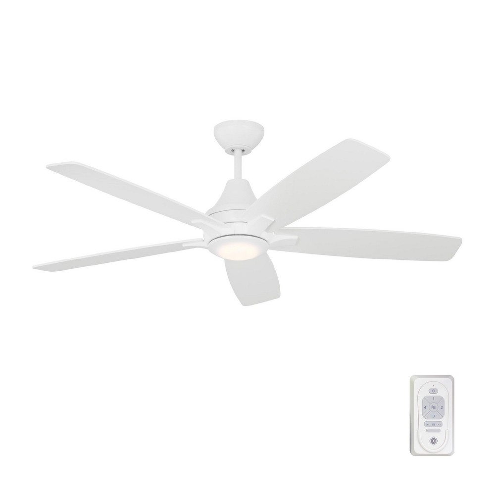 Generation Lighting Lowden 52" Damp Location - White 1-Light