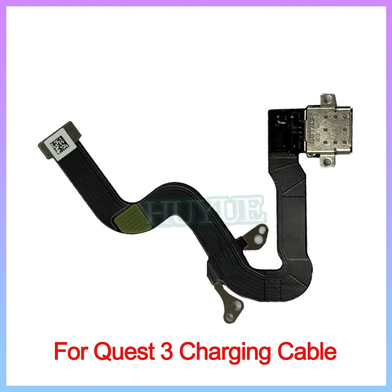 Charging Port Flex Cable For Quest3 VR USB-C DC Jack Cable Headset Replacement