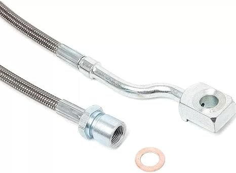 Extended Front Brake Lines 5-7.5in For 07-19 Suburban 1500 Tahoe GMC Yukon