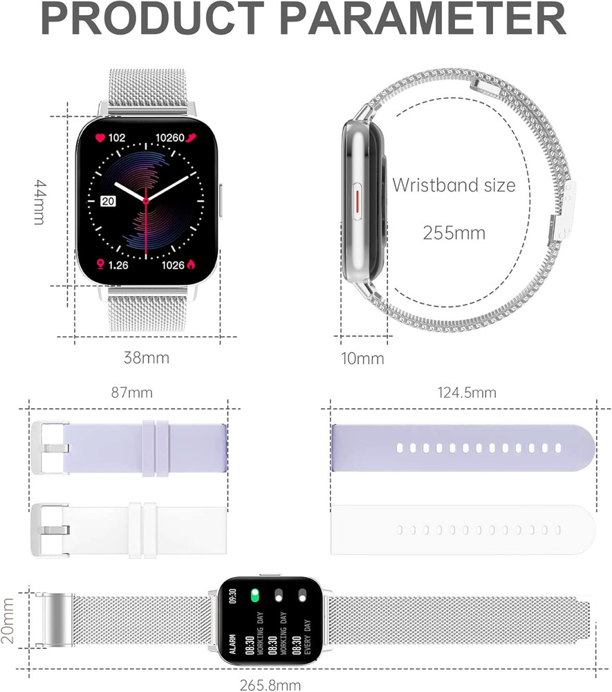 Smart Watch for Women(Answer Call/Dial) Waterproof Smartwatch for Android Ios Ph