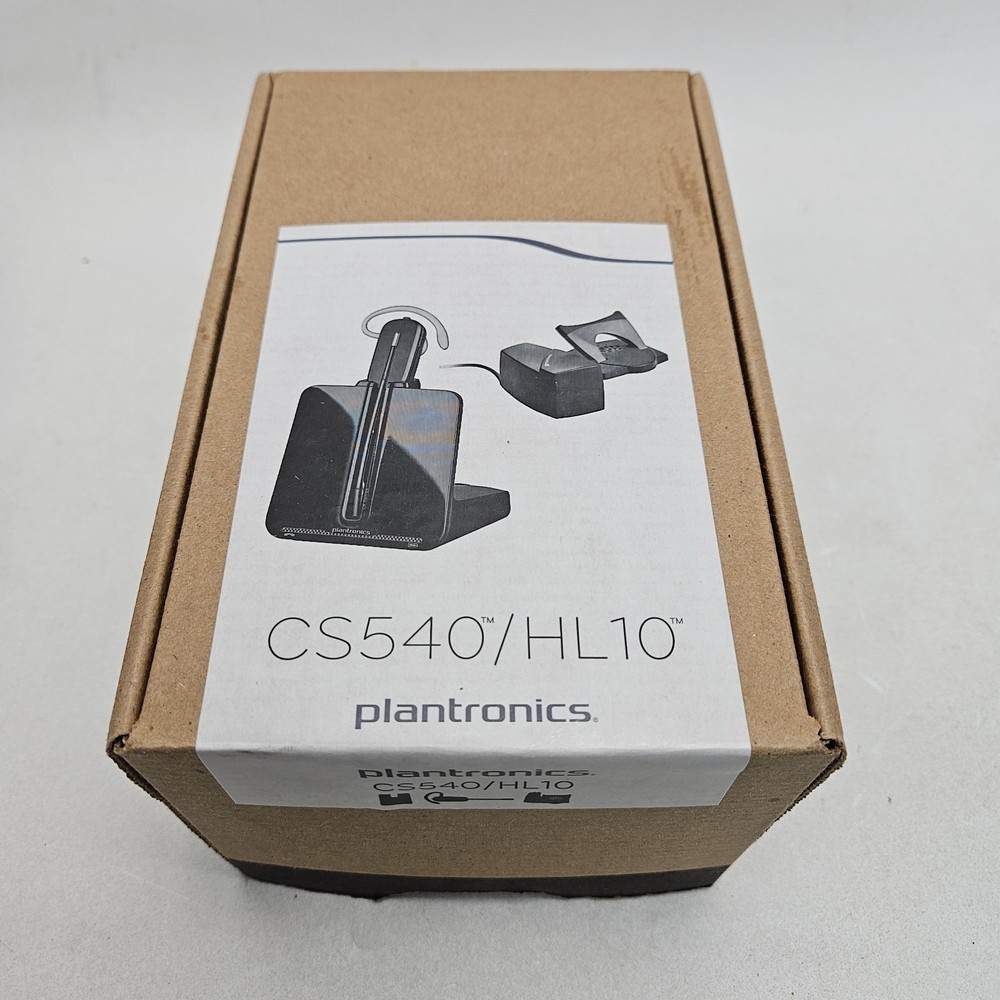NEW - Plantronics CS540/HL10 Wireless Headset System - Black