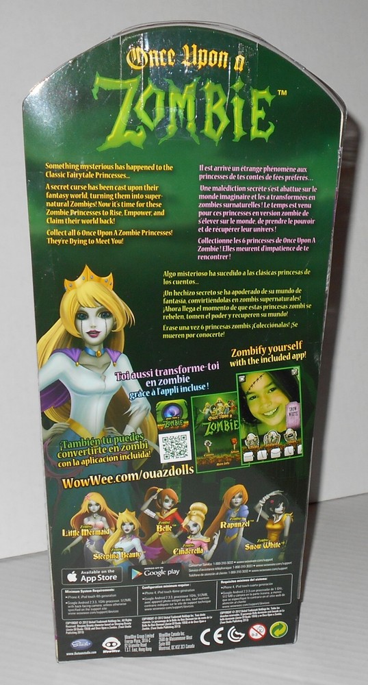 Once Upon A Zombie Sleeping Beauty Doll Wowwee - New