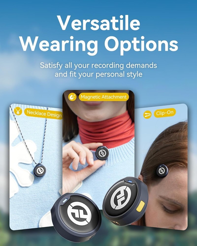 Hollyland Lark M2 Wireless Lavalier Microphone for iPhone/Android/Camera/PC/Lap