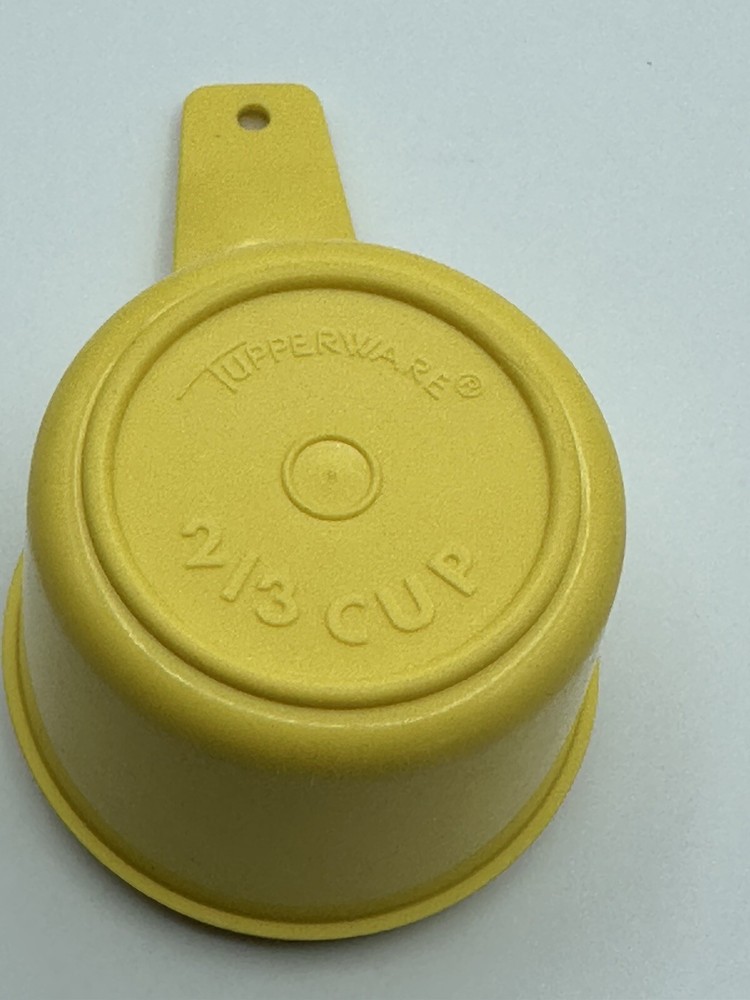 Vintage Yellow Tupperware Measuring Cup 2/3 Cup REPLACEMENT