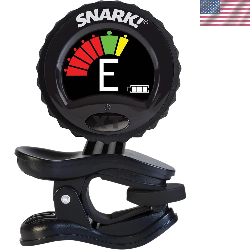 High-Resolution Guitar Tuner with Stay Put Clip and USB Rechargeable Function
