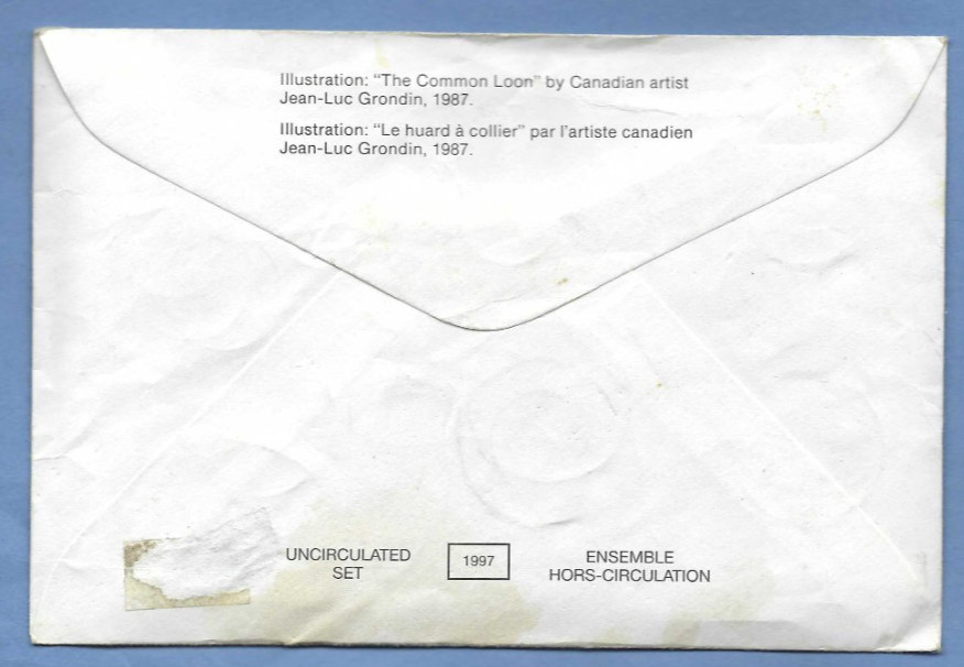 Canada 1997 Proof like Mint set with COA & Envelope
