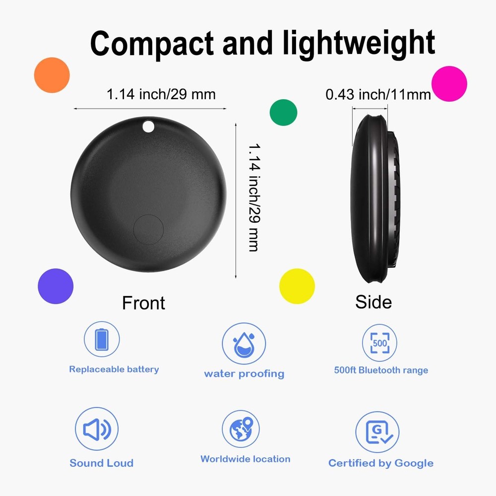 Bluetooth Tracker for Android 1-Pack,Item Finder for Android Device, Works wi...