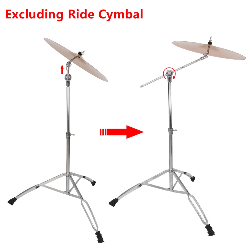 New 18" Adjustable Height Cymbal Boom Stand