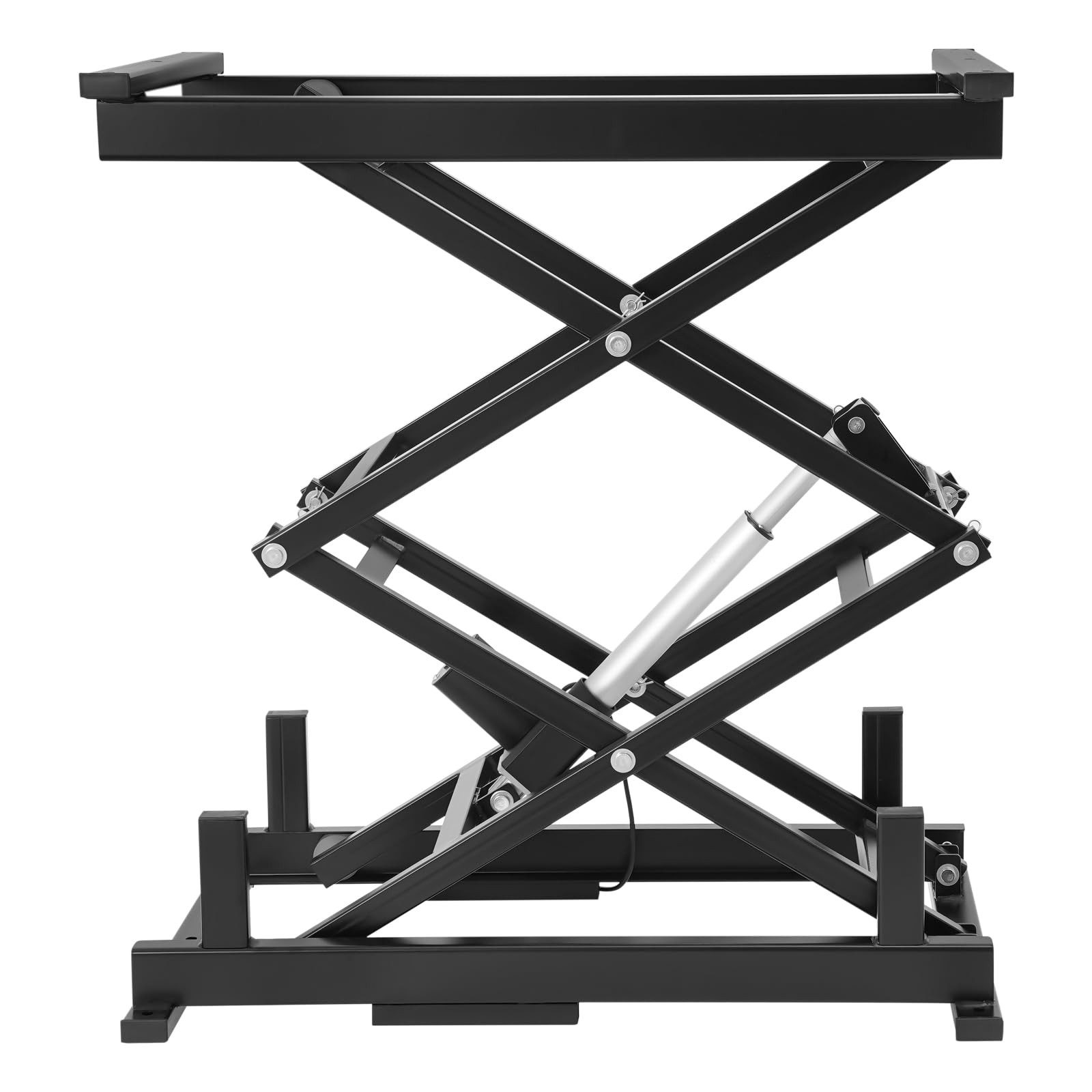 Electric Scissor Lift Table 140LBS, Heavy-Duty Hydraulically Industrial Lifting