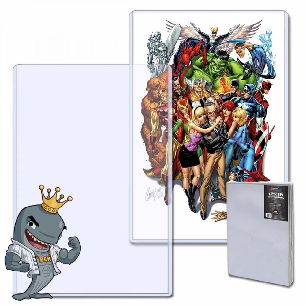 BCW 12x18 Topload Holder 10ct Pack FREE SHIP