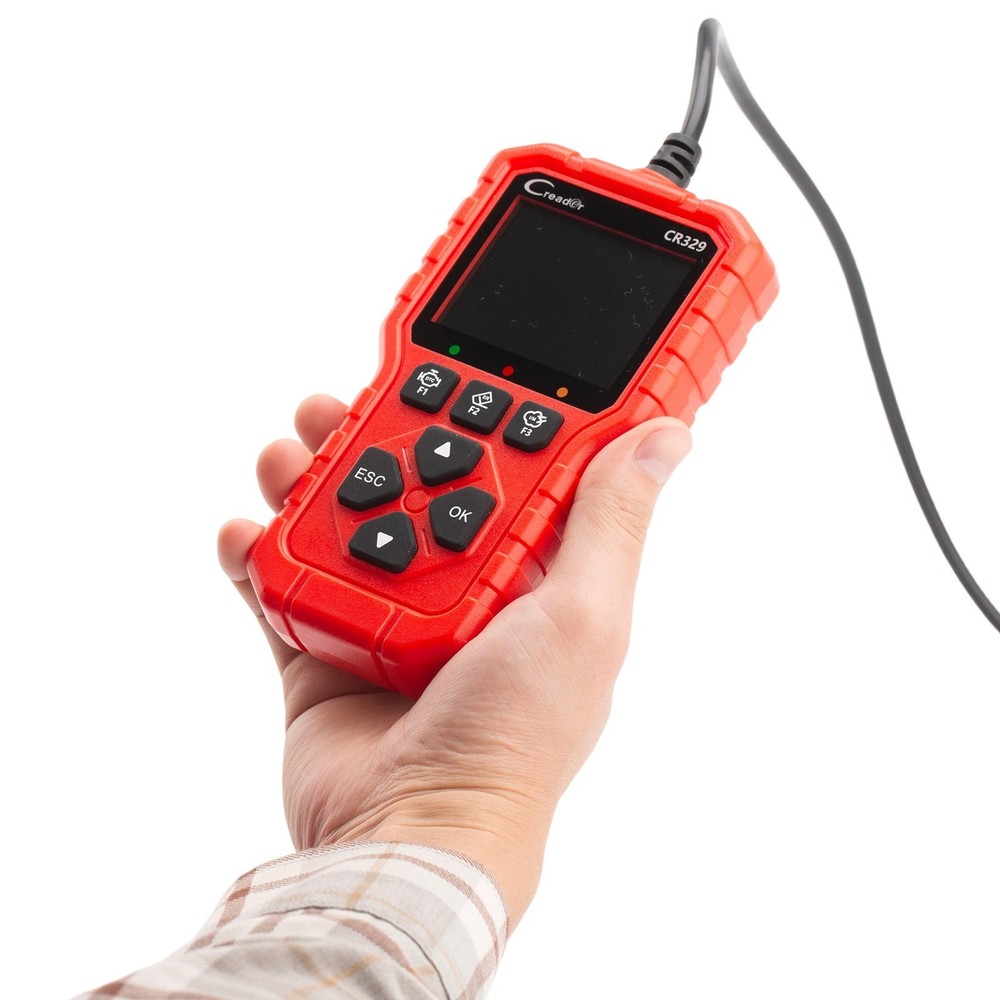 LAUNCH Creader CR329 Passenger Scan Tool OBD2 Diagnostic Battery Voltage Testing