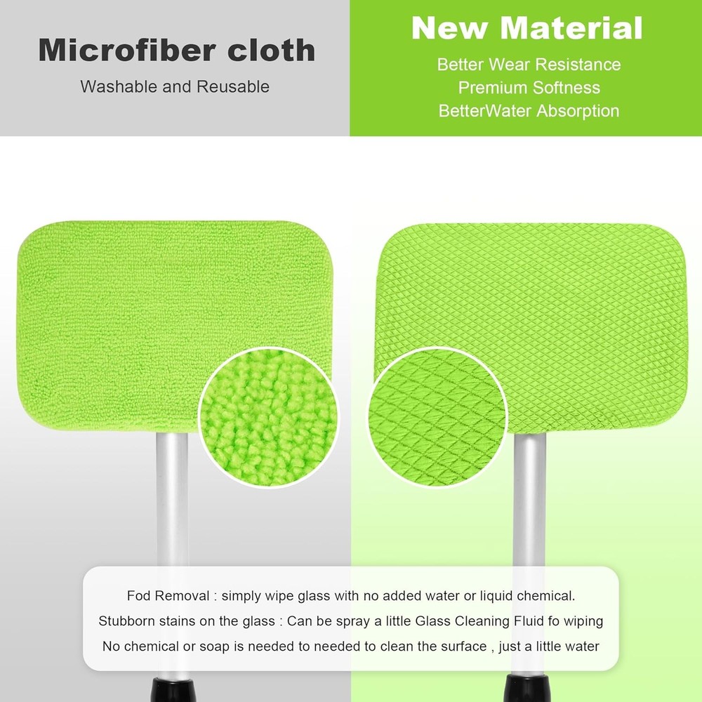 Windshield Cleaning Tool for Car – 27inch Extendable Handle Window Cleaner