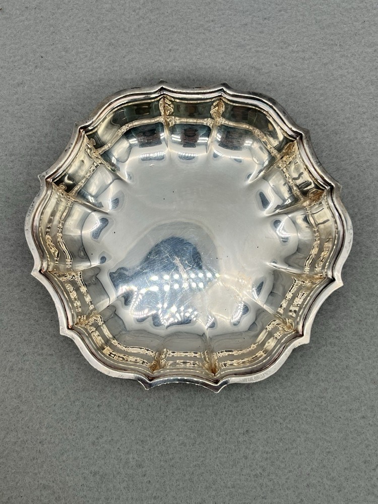 Vintage Chippendale International Silver Company #6395 Tray Dish