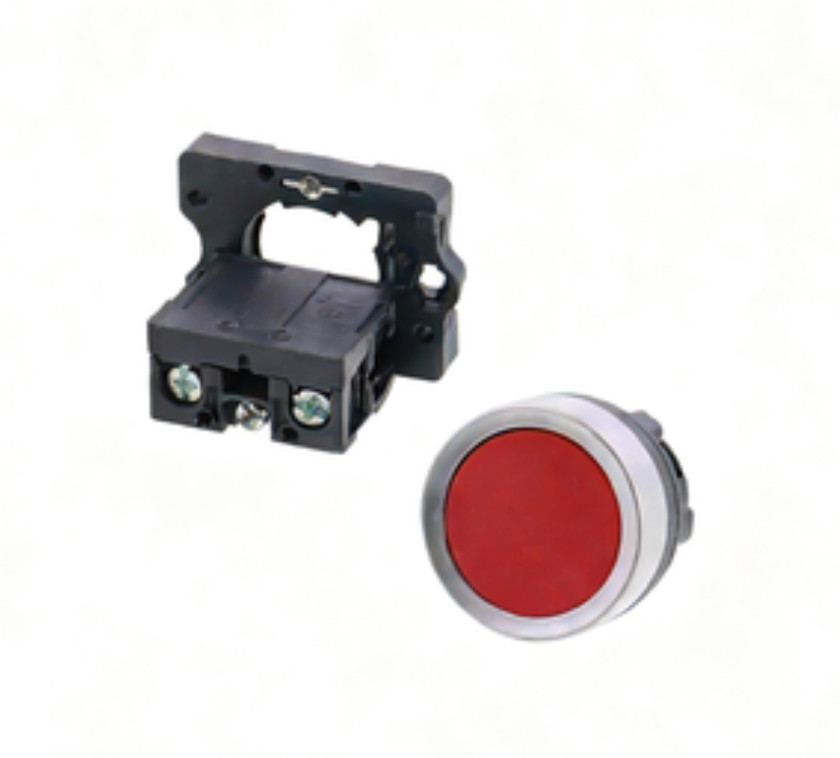 Push button switch, self-resetting, inching, roundXB2-BA61