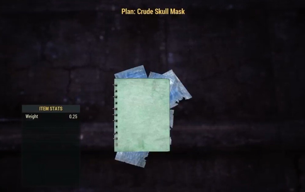 (Xbox) Crude Skull Mask Plan
