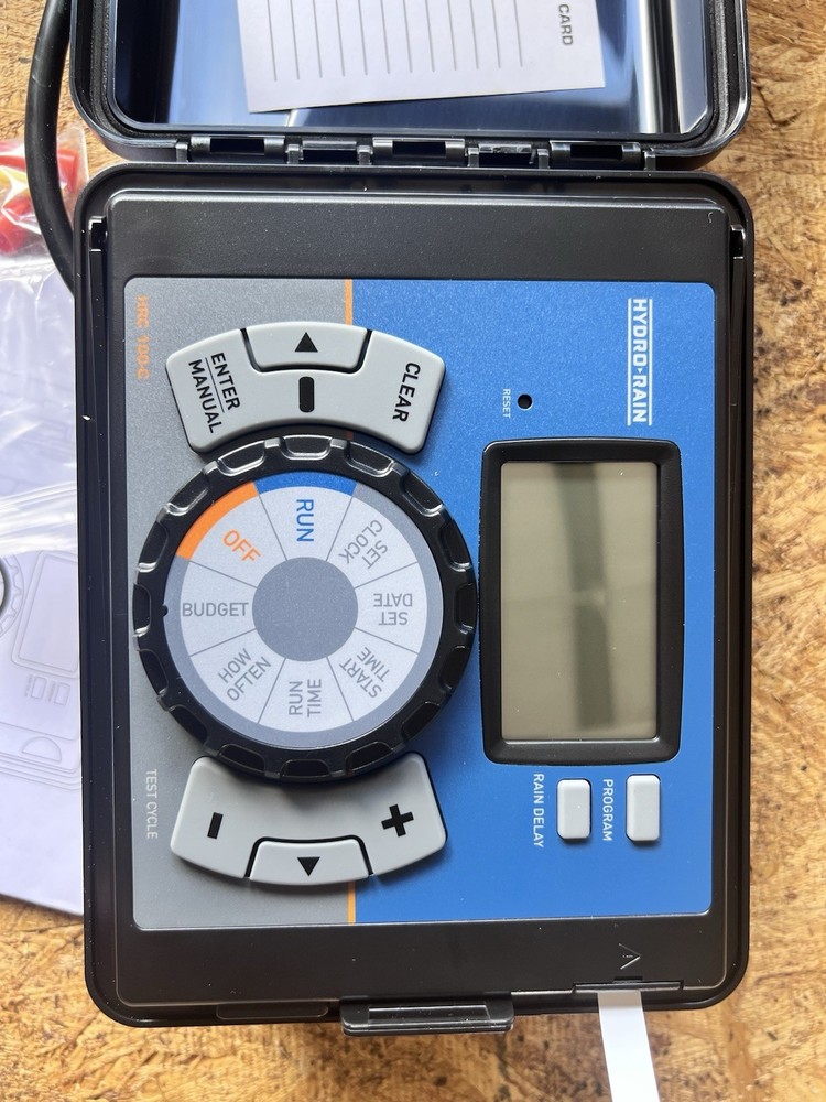 Hydro-Rain Indoor Outdoor Irrigation Controller & Timer 9 Stations HRC-100C